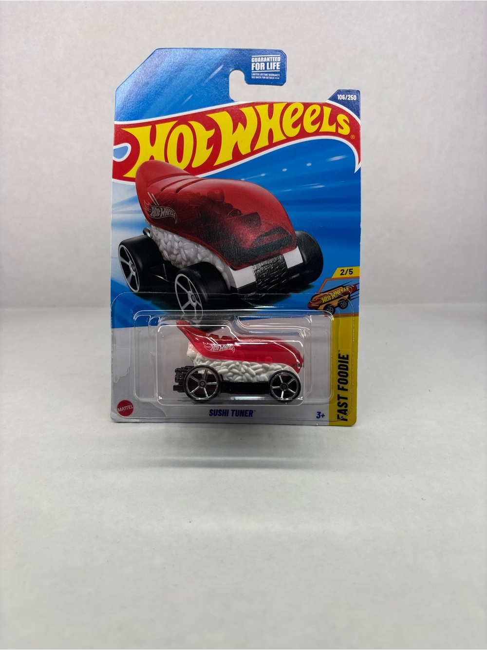 Mattel Hot Wheels Sushi Tuner Toy Car - Red and White